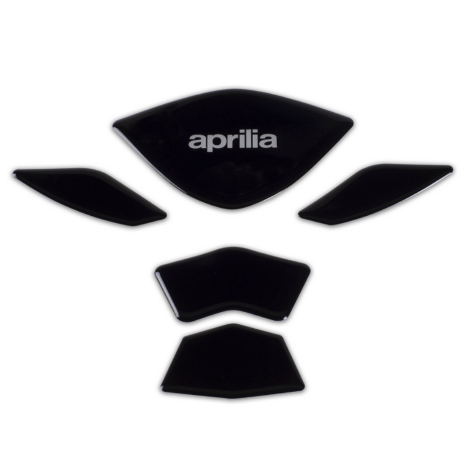 detailed photo of Front Tank Protection in black for 2021-2024 Aprilia RS 660