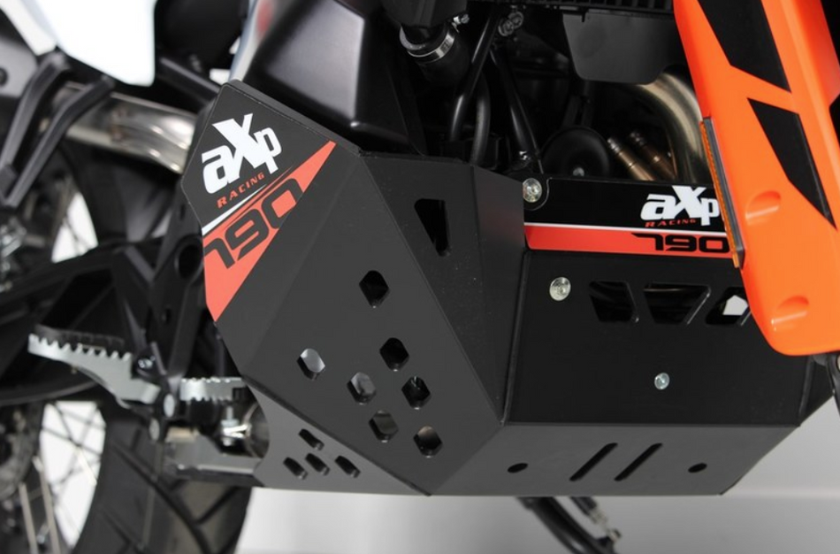 AXP Xtrem Skid Plate in black color for KTM 790 Adventure/R 2019+
