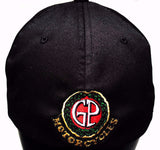 GP and Ducati Text Logo Hat Black 