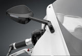 Rizoma Veloce L Sport Mirror, Black With Short or Long Mount For V7 III, V85 TT