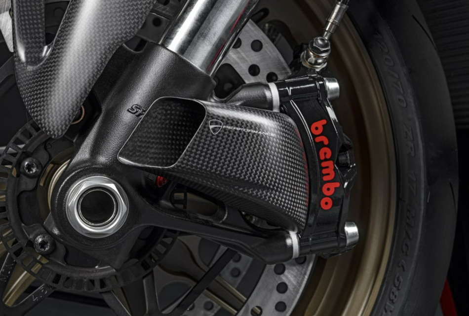 Ducati Performance Carbon Fiber Brake Cooling Ducts for Panigale V4 / V4 S & Streetfighter V4 / V4 S