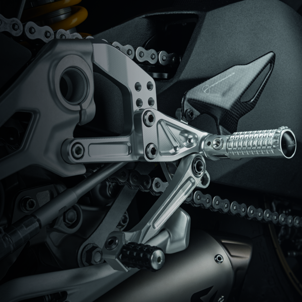 Ducati by Rizoma Adjustable Aluminum Rearsets for Streetfighter V4 / V ...