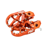 Flo Designs Foot Pegs in Orange for KTM EXC 250-500 up to 2016