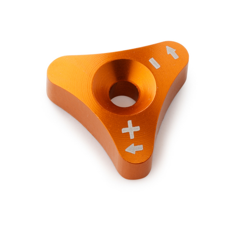 KTM Fork adjuster knob in billet aluminum orange for EXC 2020 and up