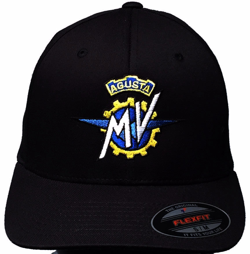 GP and MV Agusta Logo Hat Black