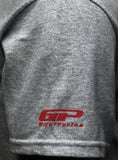 GP and Ducati Moto Logo Men's T-Shirt Gray  