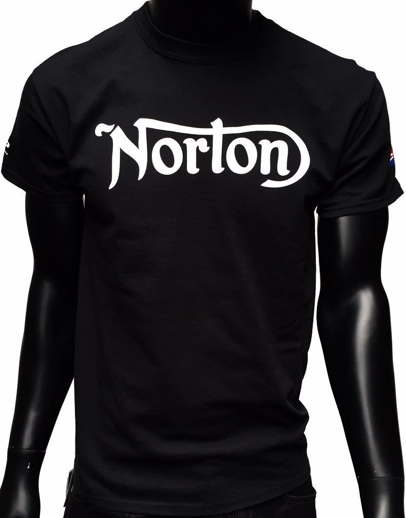 GP and Norton Logo Men's T-Shirt Black