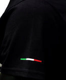 GP and Ducati Text Logo Men's T-Shirt Black  