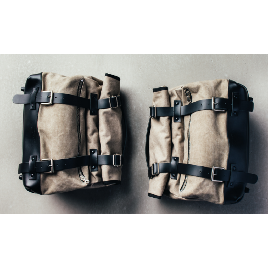 Moto Guzzi Canvas Side Bag Set for V7 850 Stone/Special