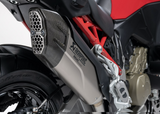Akrapovic Ducati Performance Titanium Slip-on w/ Carbon End Cap, MTS V4