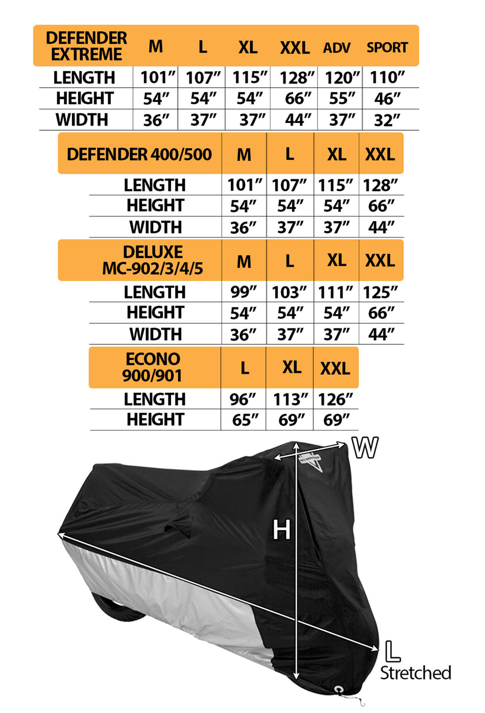 Nelson Rigg Defender Extreme Motorcycle Cover, Medium for V7 III