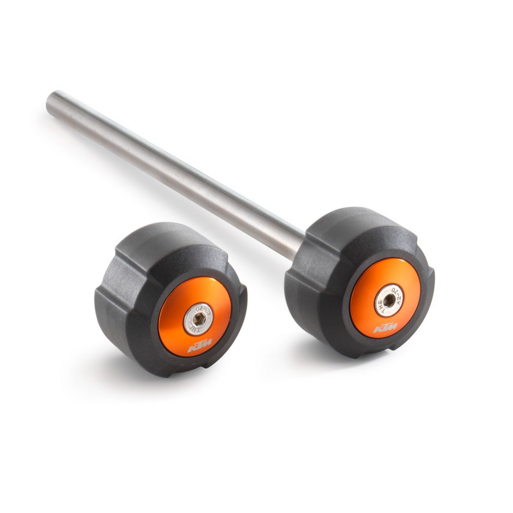 KTM Powerparts Front Axle Sliders, RC 390 2022+