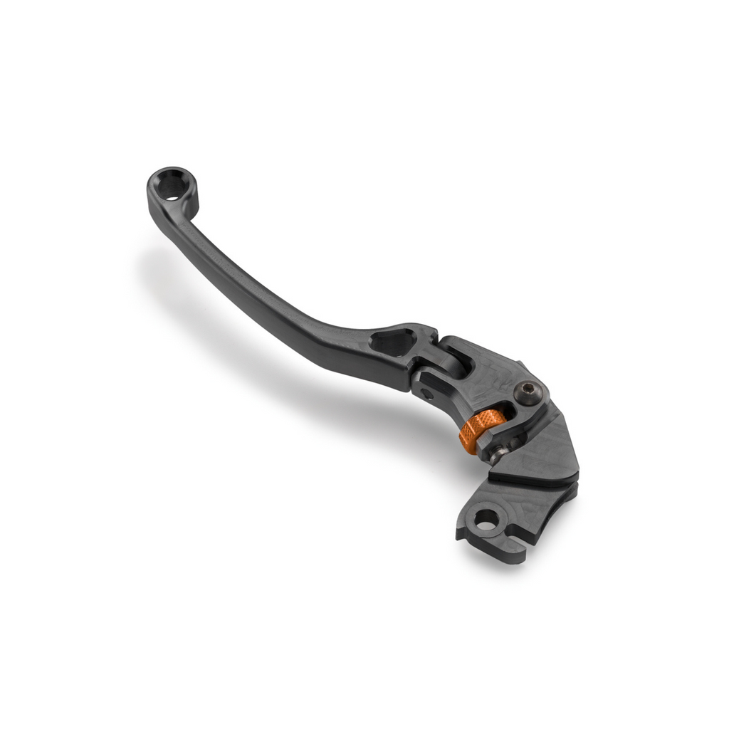 KTM Powerparts Adjustable Clutch Lever, Black with Orange Dial, RC 390 2014+