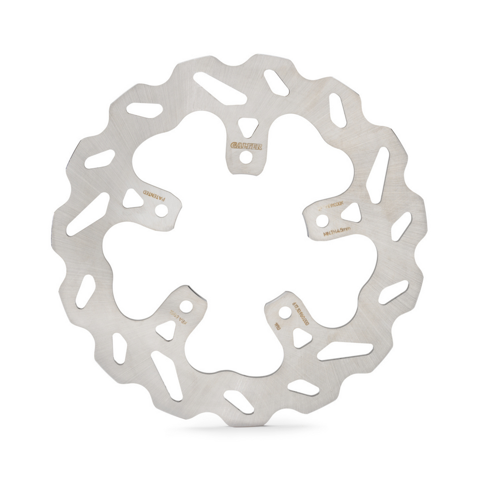 Detailed photo of uninstalled Wave Rear Brake Rotor for 2020-2023 KTM 1290 Super Duke