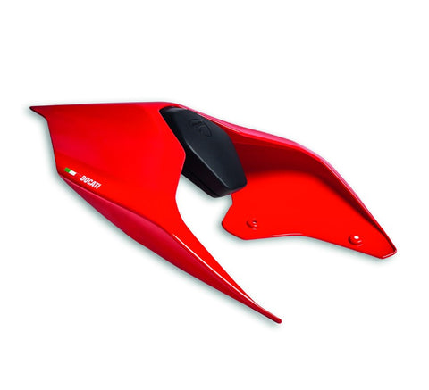 Ducati passenger seat cover in red for Panigale V2