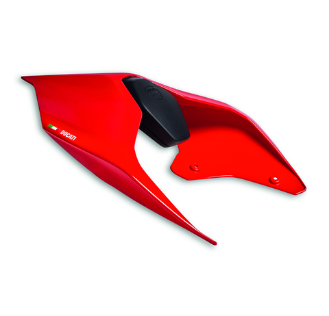 Passenger seat cover in red by Ducati for Ducati Streetfighter V2