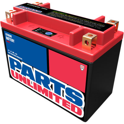 Parts Unlimited Brand Lithium Ion motorcycle battery